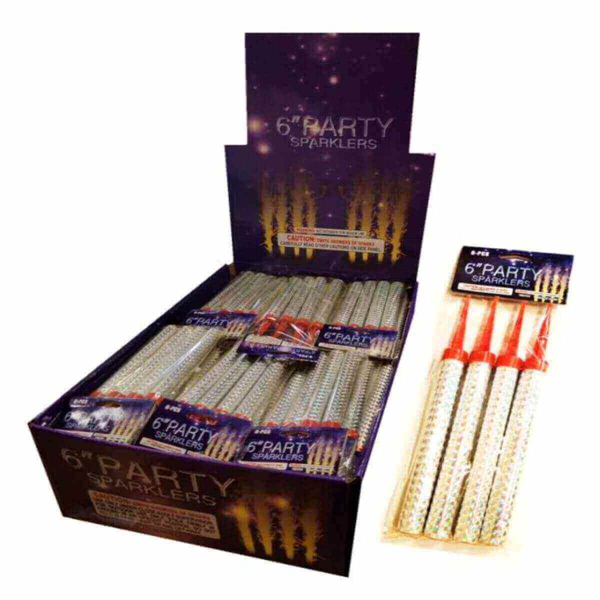 6" VIP Party Sparklers in Product Packaging – Perfect for Nightclubs, Parties, and Special Events | Celebration Sparklers