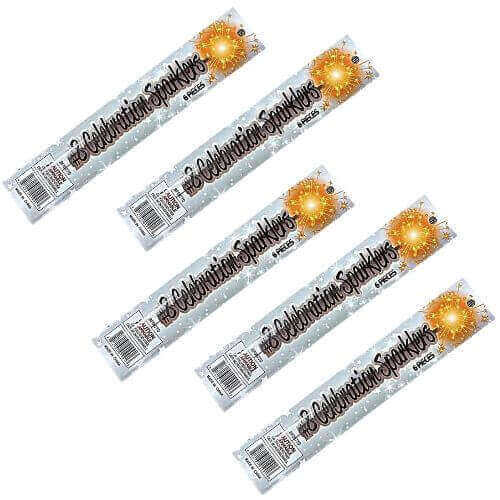 8" Premium Dessert Sparklers – Perfect for Cakes, Cupcakes, and Special Occasions | Celebration Sparklers