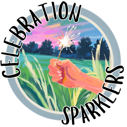 Celebration Sparklers Logo - Premium Sparklers for Weddings, Events, and Special Occasions