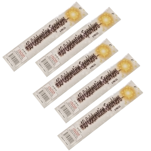 10" Premium Dessert Sparklers - 150 Pieces